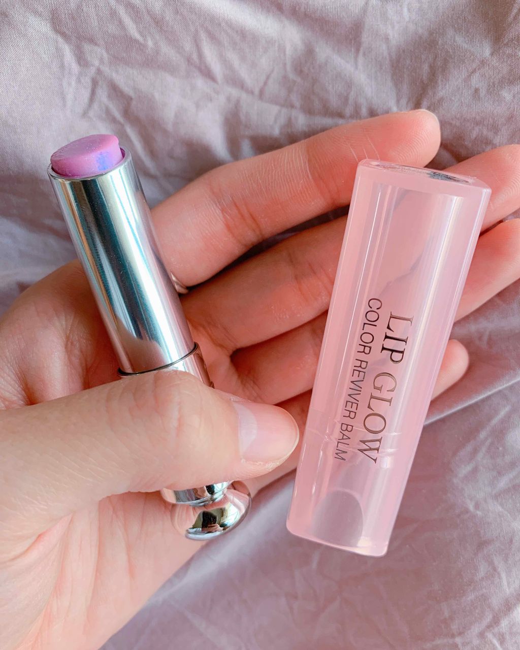 【旧】ディオール アディクト リップ グロウ 009 ホロ パープル/Dior/リップケアを使ったクチコミ（1枚目）