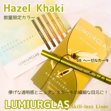 スキルレスライナー/LUMIURGLAS/リキッドアイライナーを使ったクチコミ（1枚目）