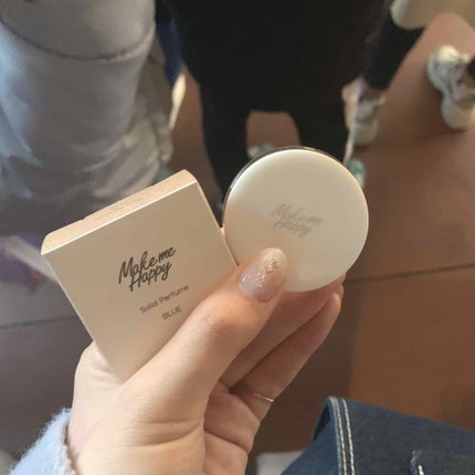 メイクミーハッピー ソリッドパフューム BLUE/キャンメイク/練り香水を使ったクチコミ(1枚目)