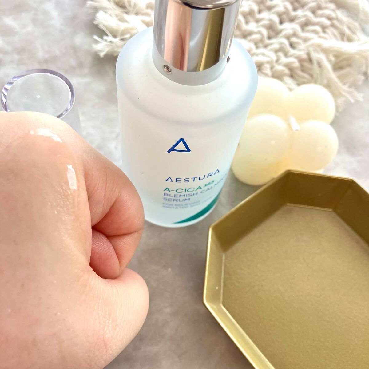 エイシカ365 ブレミッシュカーミングセラム/AESTURA/美容液を使ったクチコミ(5枚目)