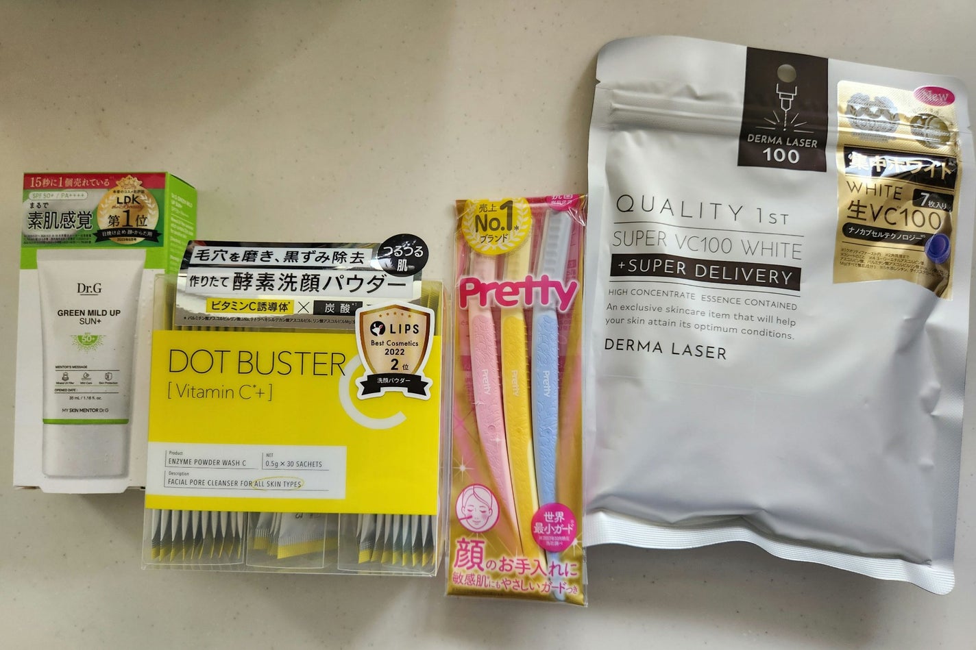 プリティー 敏感肌用フェイスL 3本入/貝印/シェーバーを使ったクチコミ(1枚目)