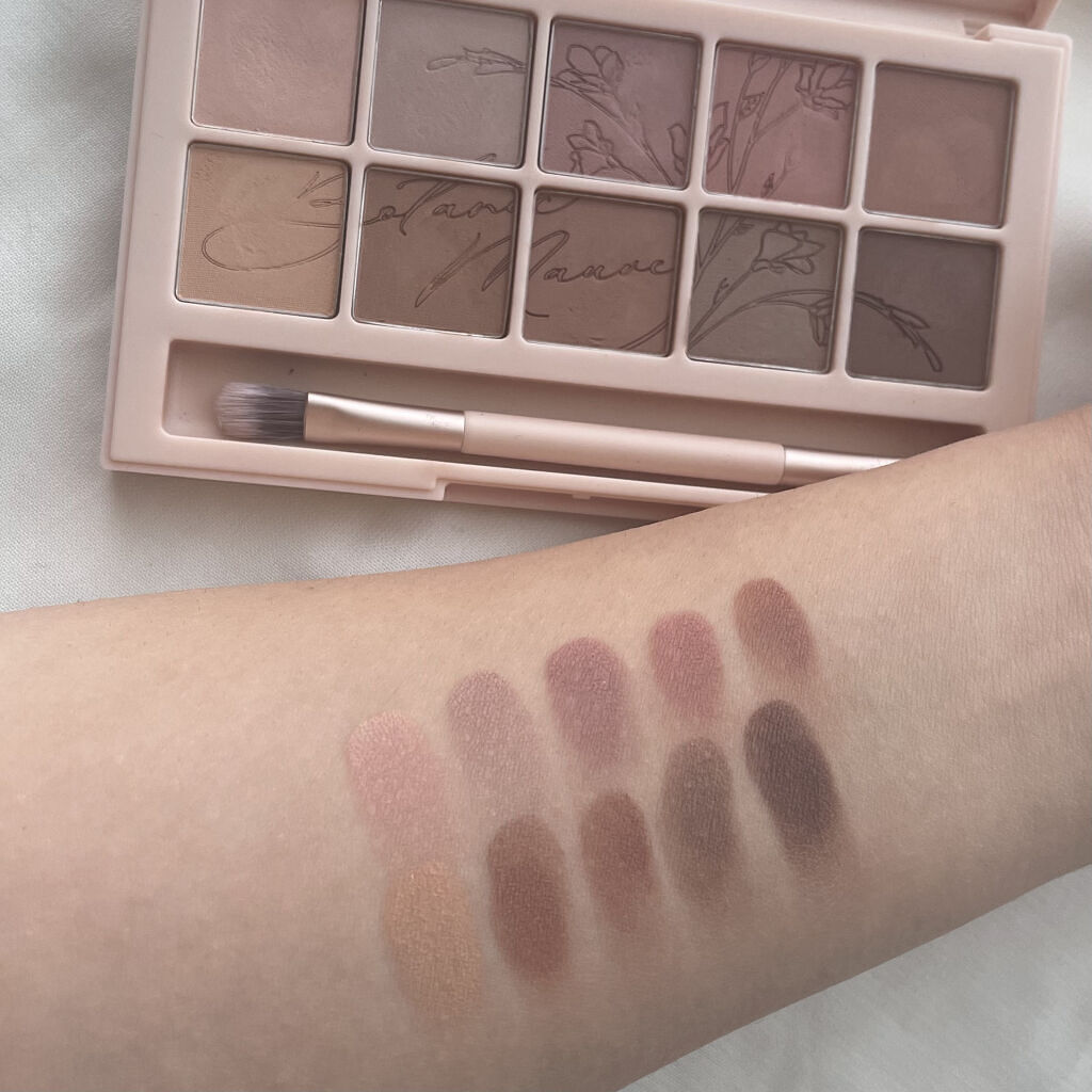 プロ アイ パレット 09 BOTANIC MAUVE/CLIO/アイシャドウパレットを使ったクチコミ（3枚目）