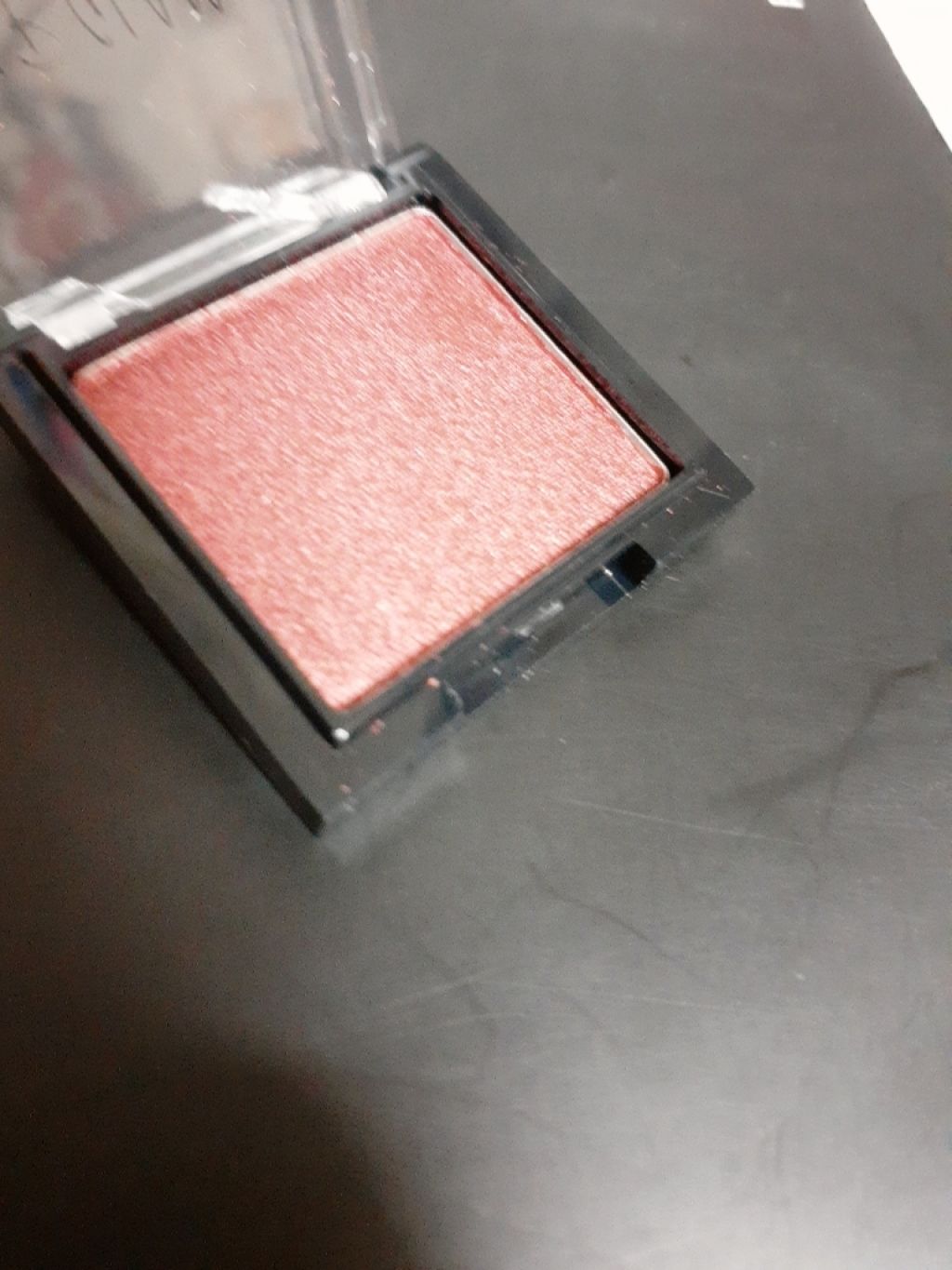 UR GLAM　POWDER EYESHADOW カッパーブラウン〈パールラメ〉/U R GLAM/単色アイシャドウを使ったクチコミ（2枚目）