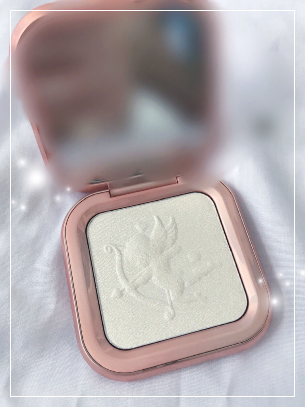 エンジェルキューピッドキスハイライター S01 パールホワイト/ZEESEA/パウダーハイライトを使ったクチコミ（2枚目）