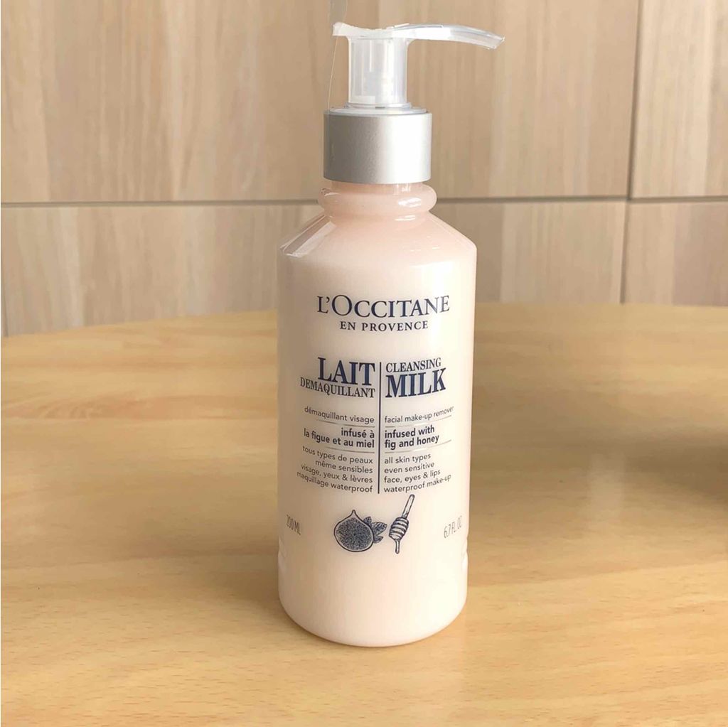 L'OCCITANE センスレシピ クレンジングミルクのクチコミ「これすごいわ
 ミルクだけど流したらちゃんと落ちるし
化粧落ちもいい

肌はもっちりするし
化.....」（1枚目）