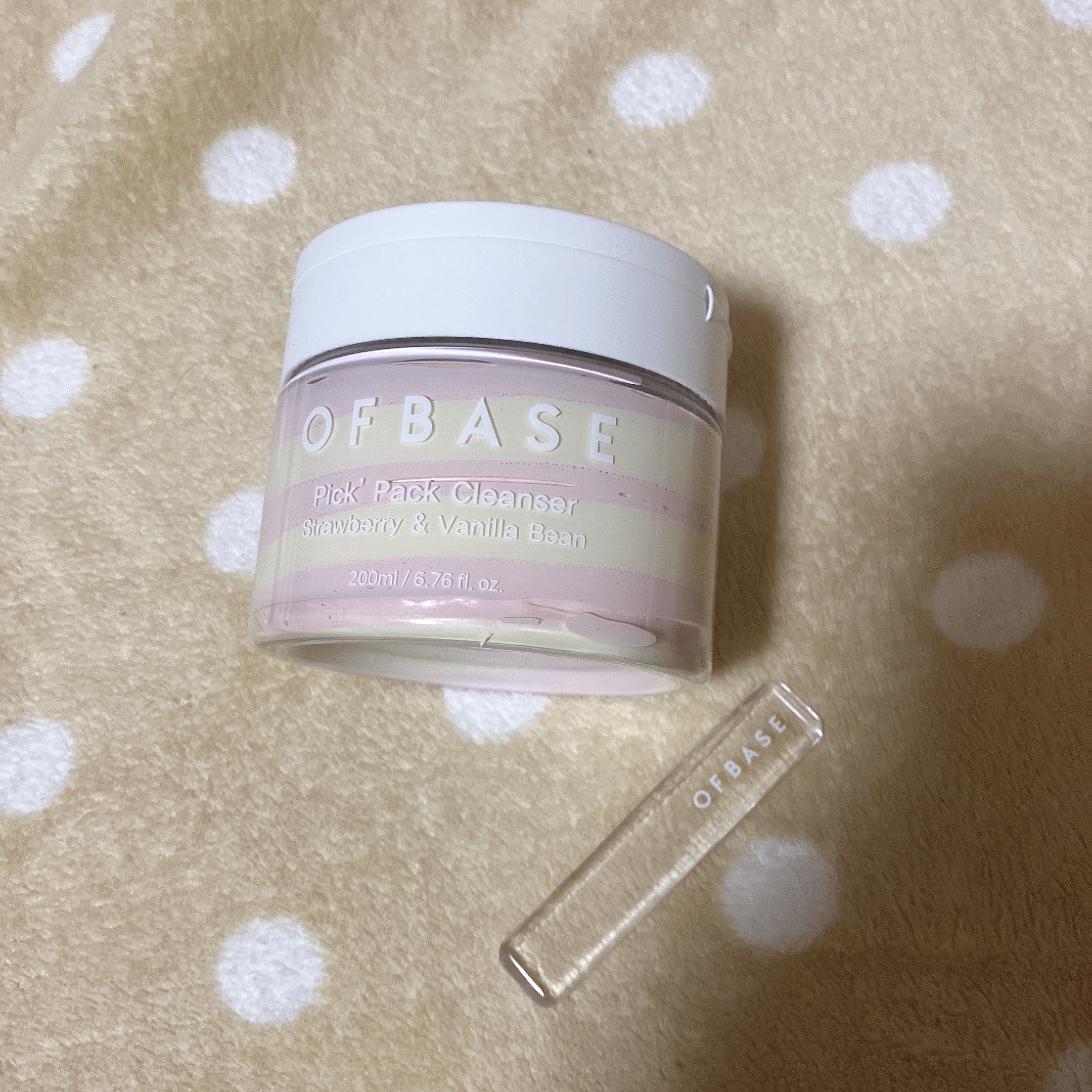 ピックパッククレンザー イチゴ&amp;バニラビーン/OFBASE/洗い流すパック・マスクを使ったクチコミ（1枚目）