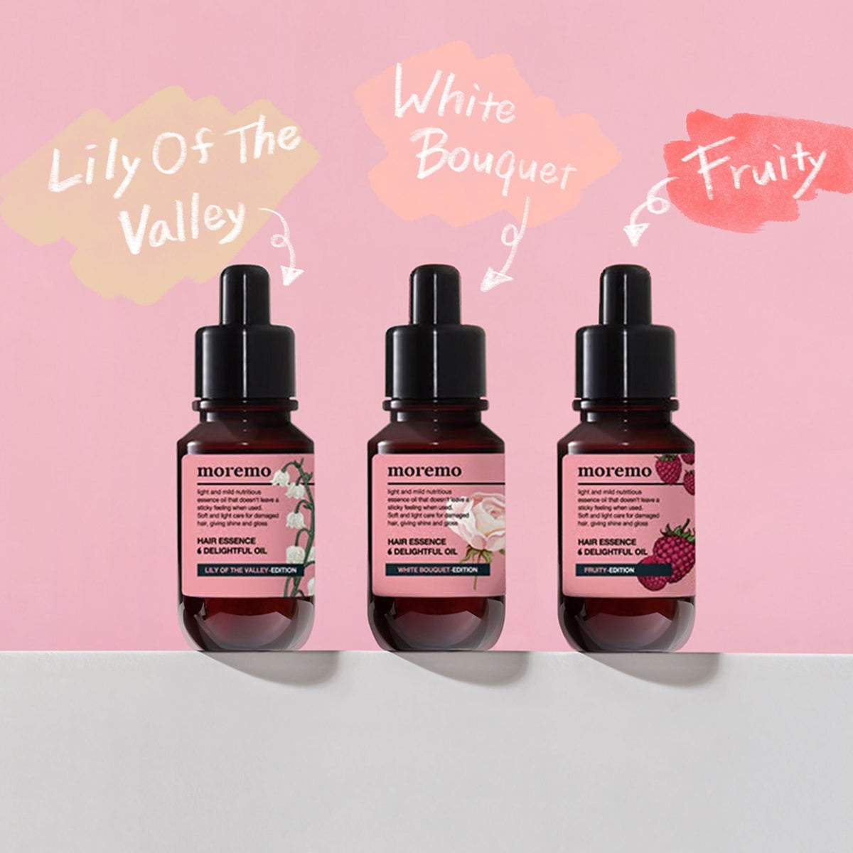 ディライトフルオイル ブルーミング ディスカバリーキット/moremo/ヘアオイルを使ったクチコミ（2枚目）