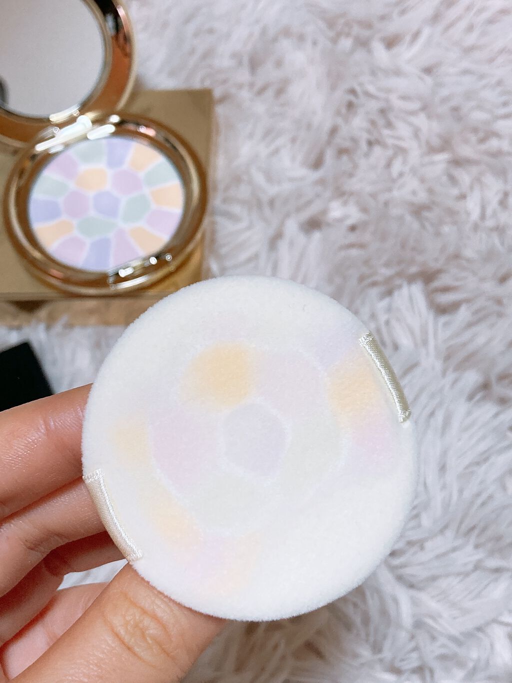 ラ プードル オートニュアンス/Elégance/プレストパウダーを使ったクチコミ（2枚目）