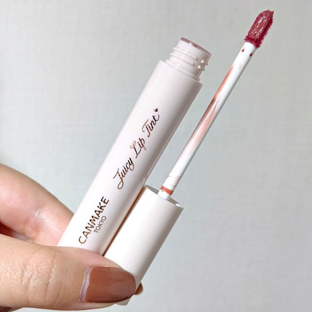 ジューシーリップティント/キャンメイク/口紅を使ったクチコミ（3枚目）