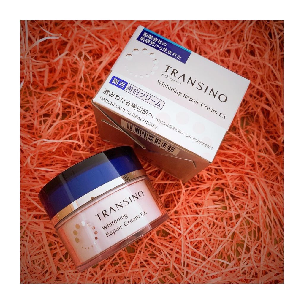 薬用ホワイトニングリペアクリームEX/トランシーノ/フェイスクリームを使ったクチコミ（1枚目）