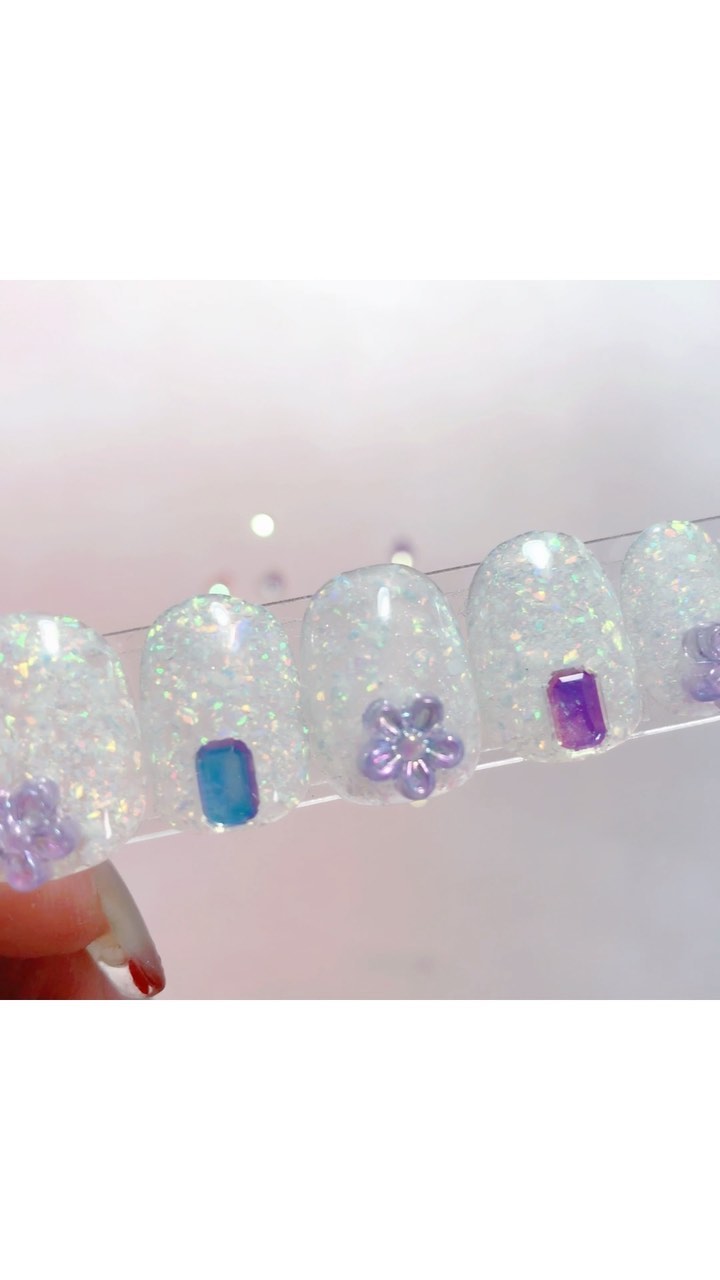 #ネイル,#オパールネイルのネイルデザイン