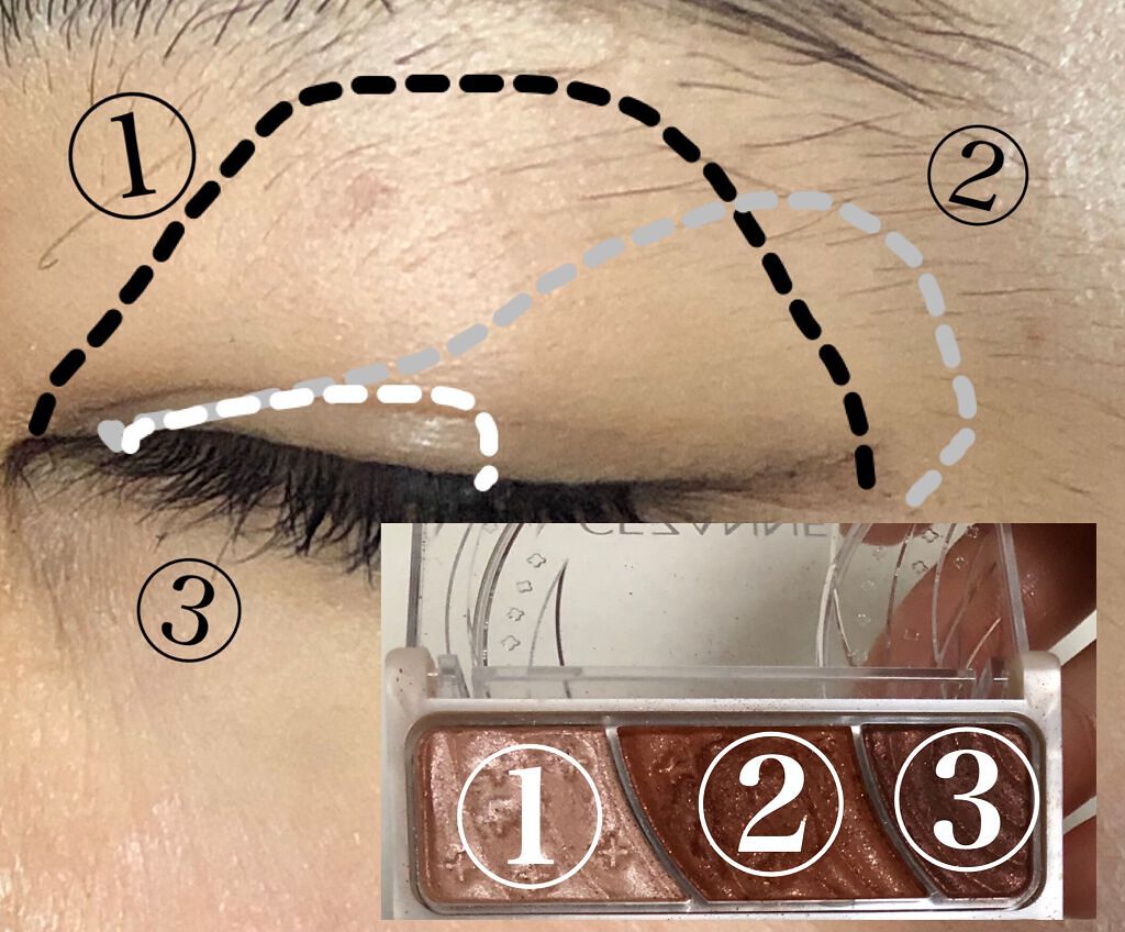 トーンアップアイシャドウ/CEZANNE/アイシャドウパレットを使ったクチコミ(4枚目)