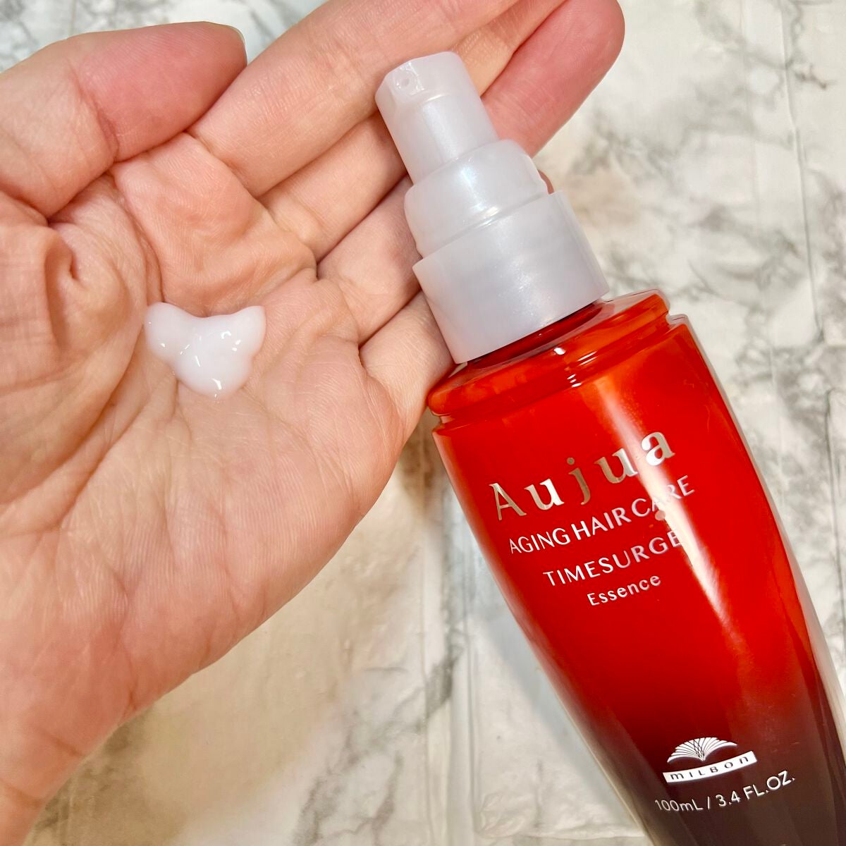 タイムサージ エッセンス/オージュア/ヘアオイルを使ったクチコミ(2枚目)
