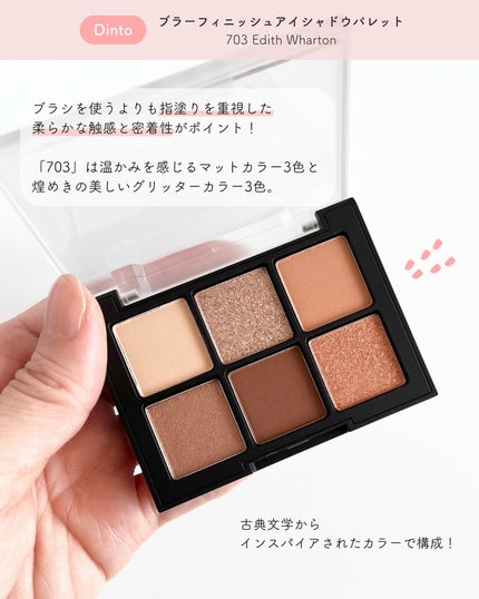 ブラーフィニシュシャドウパレット/Dinto/アイシャドウパレットを使ったクチコミ(2枚目)