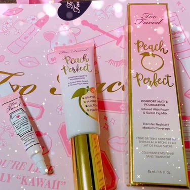 ピーチ パーフェクト コンフォート マット ファンデーション/Too Faced/クリーム・エマルジョンファンデーションを使ったクチコミ（1枚目）