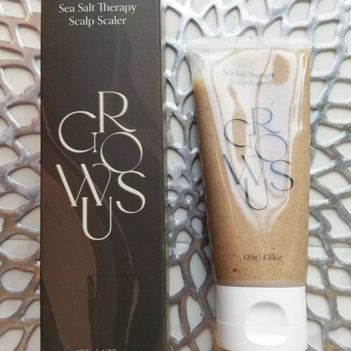 シーソルトセラピースカルプスケーラー/GROWUS/ヘッドスクラブを使ったクチコミ（1枚目）