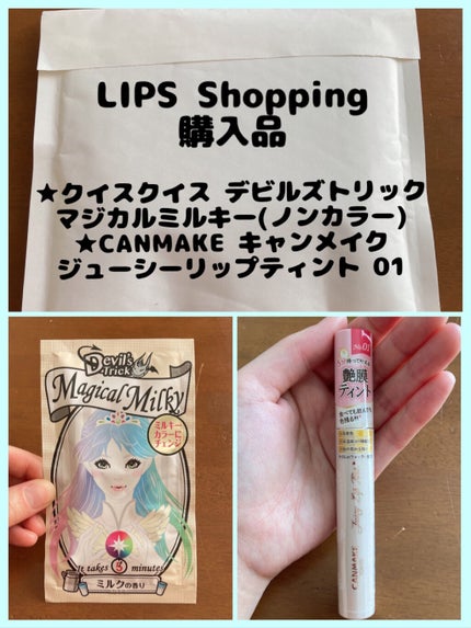 ジューシーリップティント/キャンメイク/口紅を使ったクチコミ(1枚目)