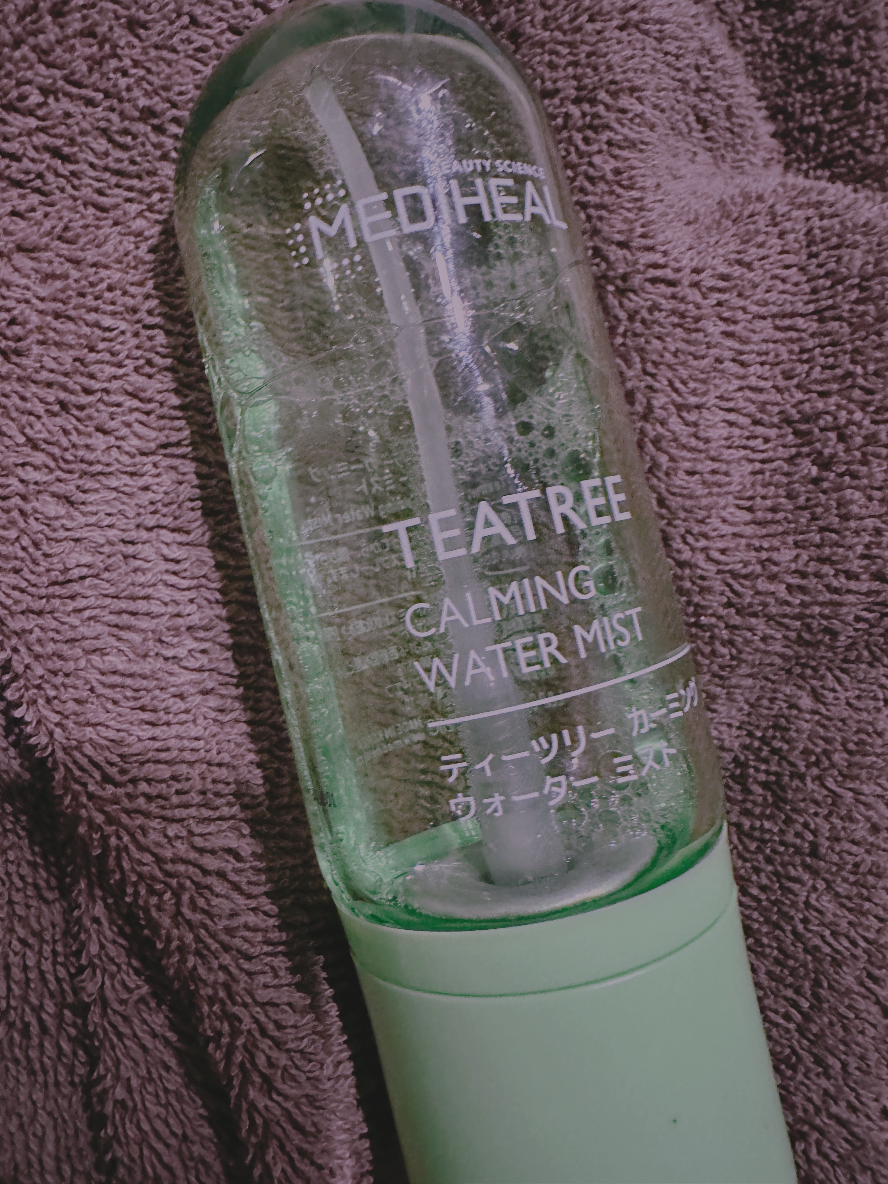 ティーツリーカーミングウォーターミスト/MEDIHEAL/ミスト状化粧水を使ったクチコミ（1枚目）