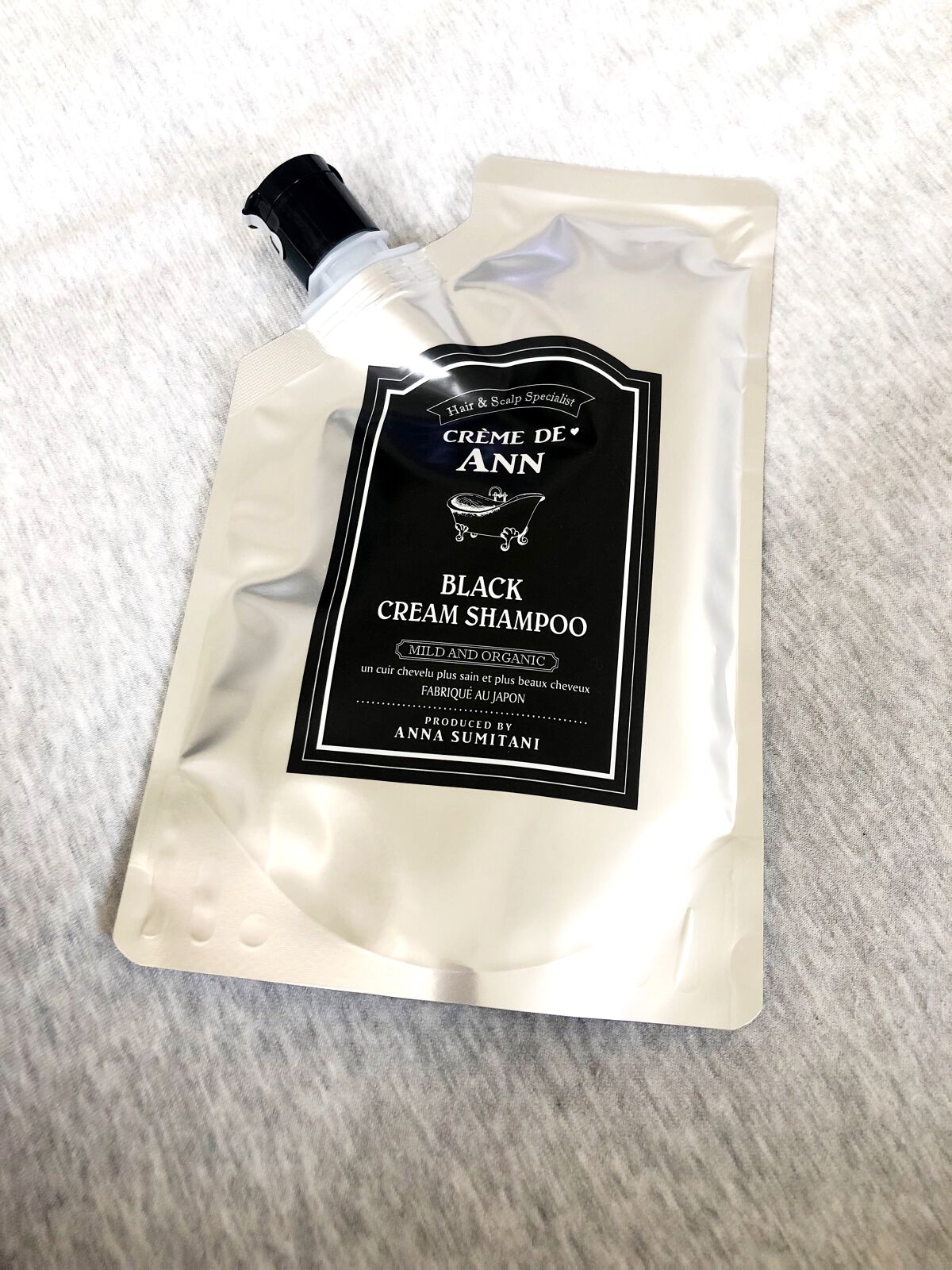 ブラッククリームシャンプー/creme de Ann/市販シャンプーを使ったクチコミ（2枚目）