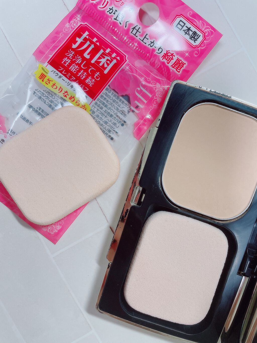 ブルベかもしれないイエベちゃん on LIPS 「セリアのパフと、KANEBOのパフとっても良い‼️😍‼️どちら..」(3枚目)