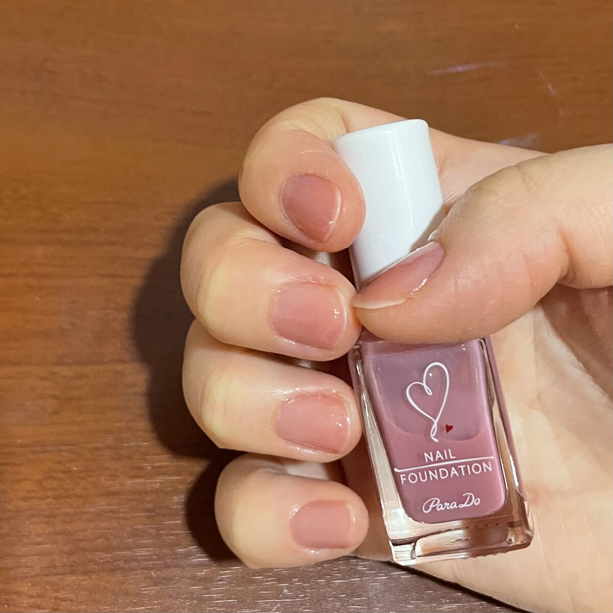 ネイルファンデーション PK3 両想いピンク/パラドゥ/マニキュアを使ったクチコミ（2枚目）