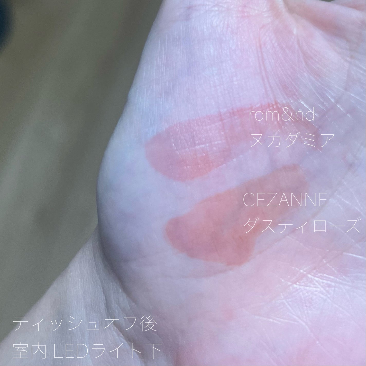 ジューシーラスティングティント/rom&nd/リップティントを使ったクチコミ(3枚目)