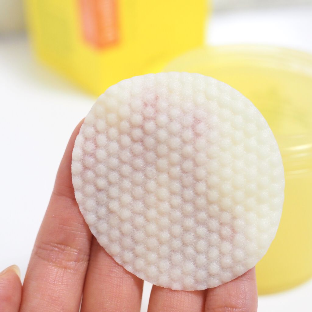 グリーンタンジェリン ビタCダークスポットケアパッド/goodal/トナーパッドを使ったクチコミ（3枚目）