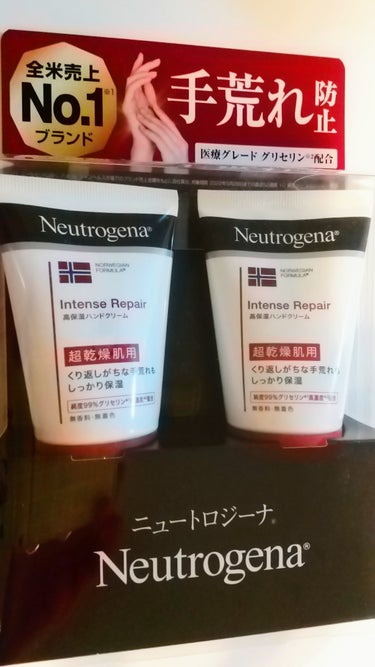Neutrogena インテンスリペア ハンドクリームのクチコミ「Neutrogena インテンスリペア ハンドクリーム

くり返しがちな手荒れもしっかり保湿
.....」（1枚目）