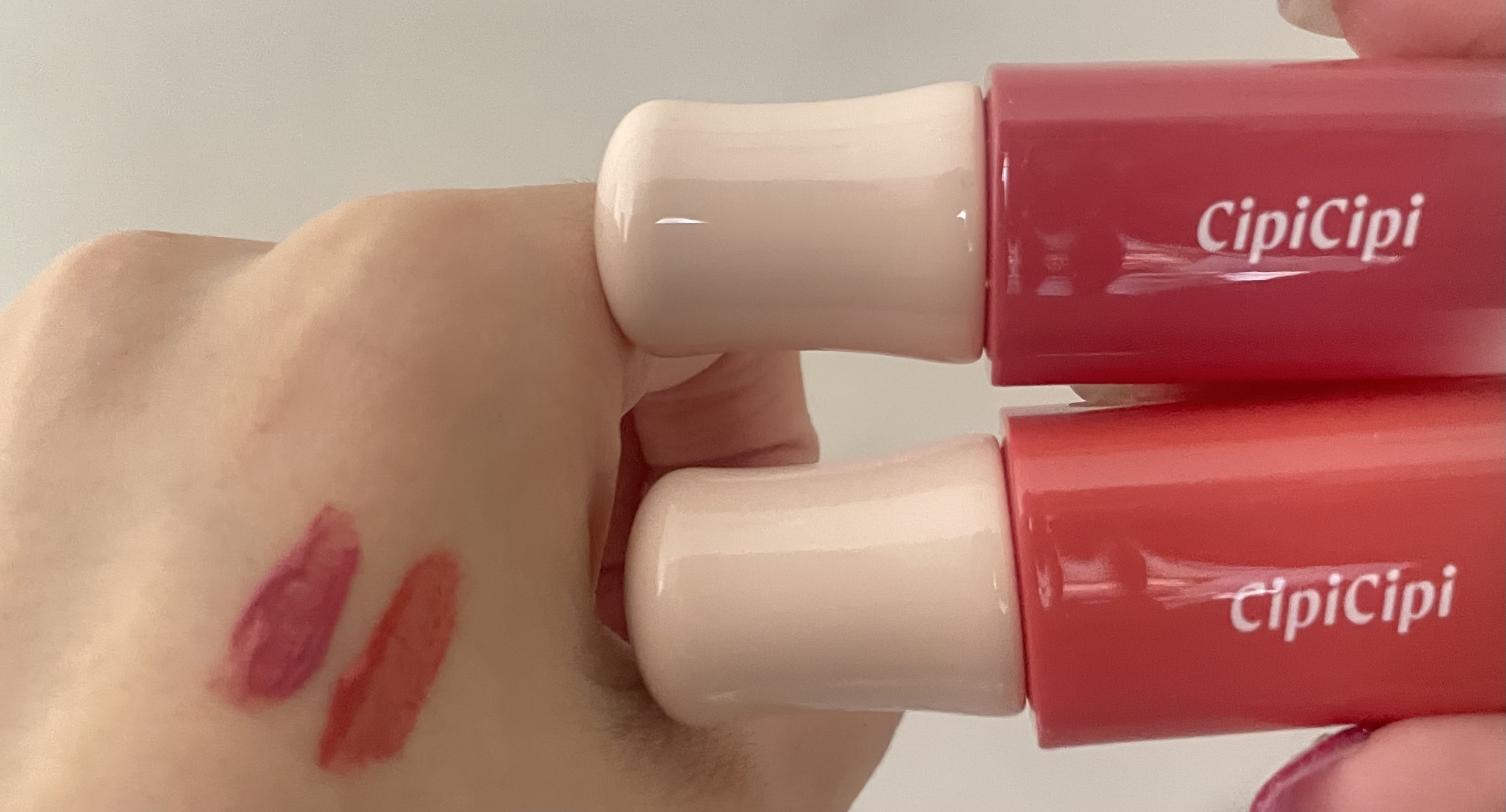 デューイフィルムティント 10 チアフルピンク/CipiCipi/リップティントを使ったクチコミ（1枚目）