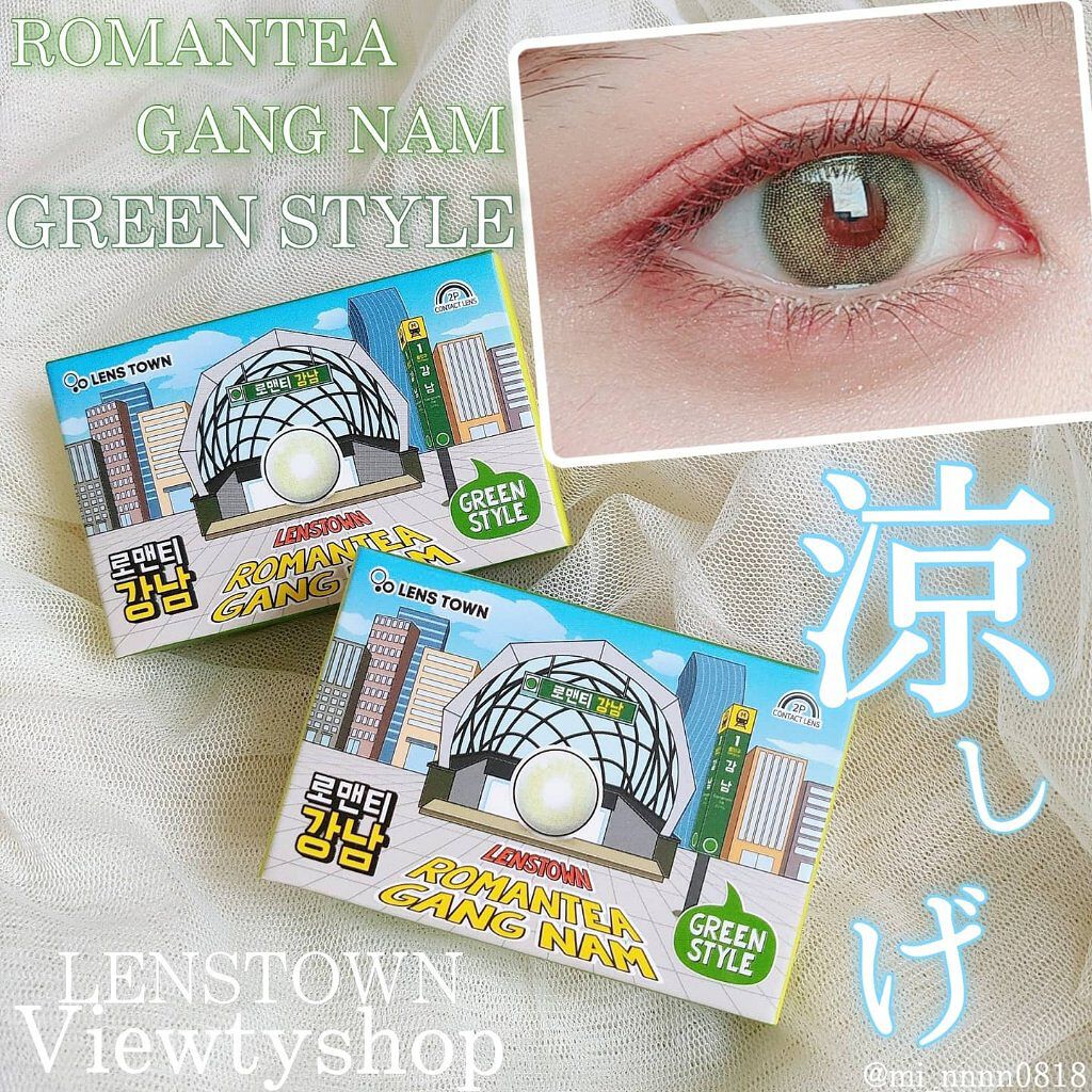 Romantea GangNam/THEPIEL/カラーコンタクトレンズを使ったクチコミ（1枚目）