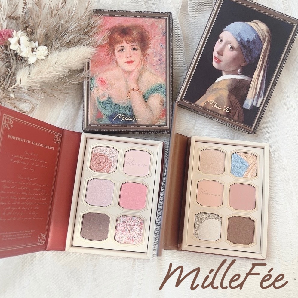 絵画アイシャドウパレット/MilleFée/アイシャドウパレットを使ったクチコミ（1枚目）