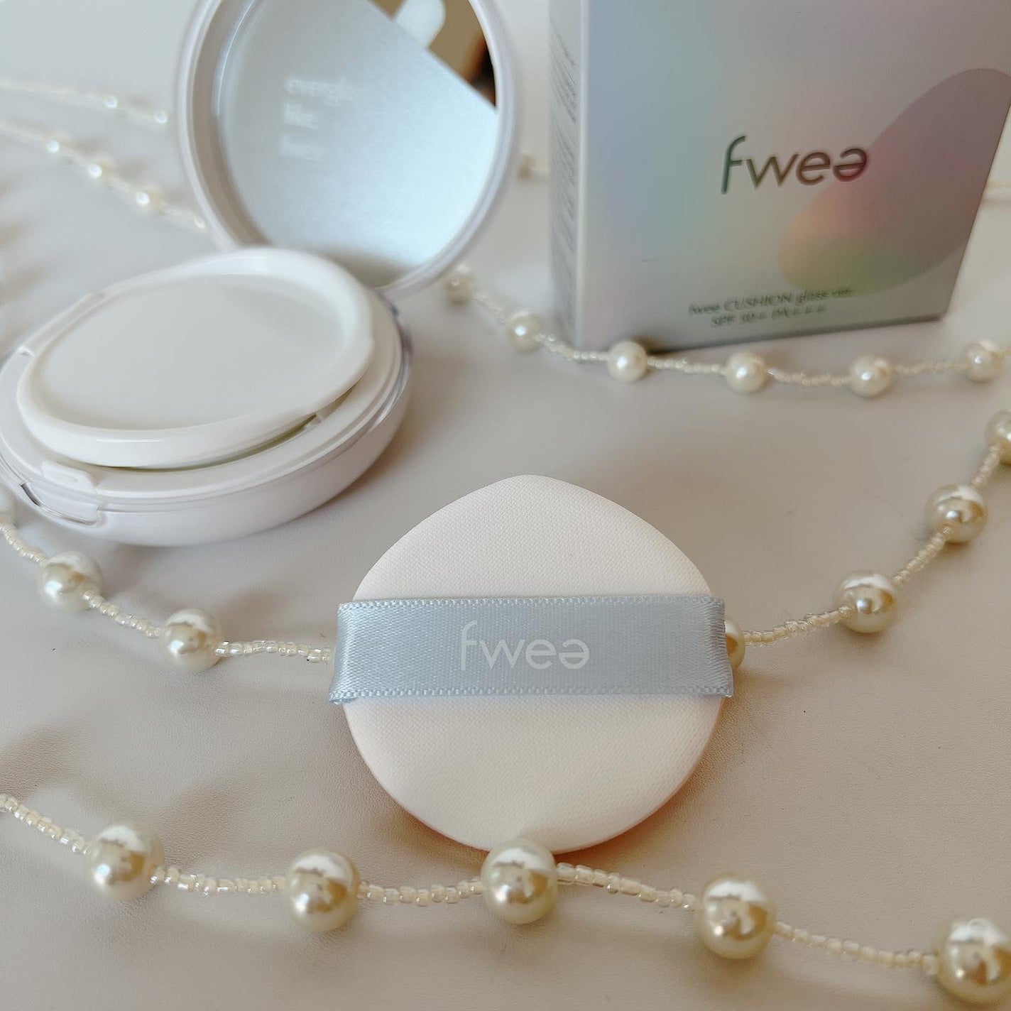 フィークッションガラス/fwee/クッションファンデーションを使ったクチコミ(4枚目)