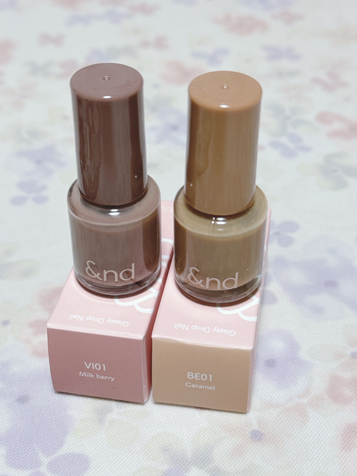 アンドバイロムアンド グラッシードロップネイル/&nd by rom&nd/マニキュアを使ったクチコミ(2枚目)