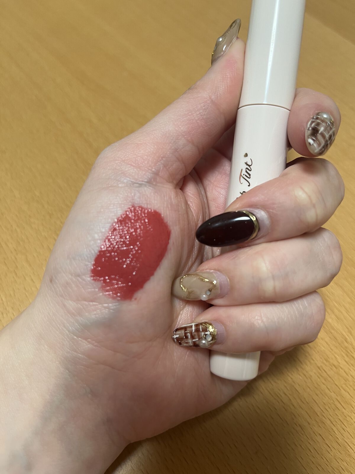 ジューシーリップティント/キャンメイク/口紅を使ったクチコミ（3枚目）