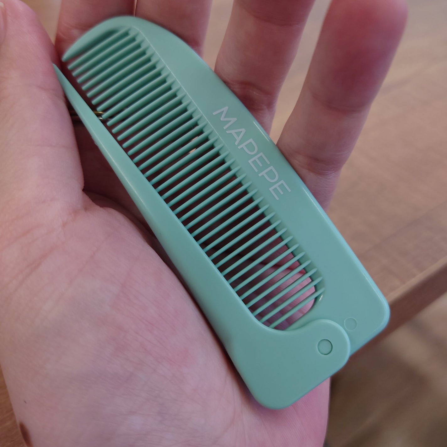 コンパクトポケットコーム/マペペ/ヘアコームを使ったクチコミ(3枚目)