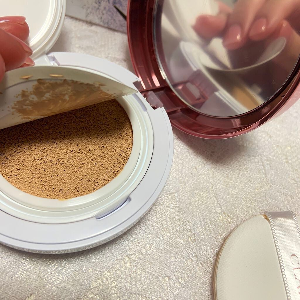 ブライトプラス ブライトニング クッションファンデーション/CLARINS/クッションファンデーションを使ったクチコミ(5枚目)