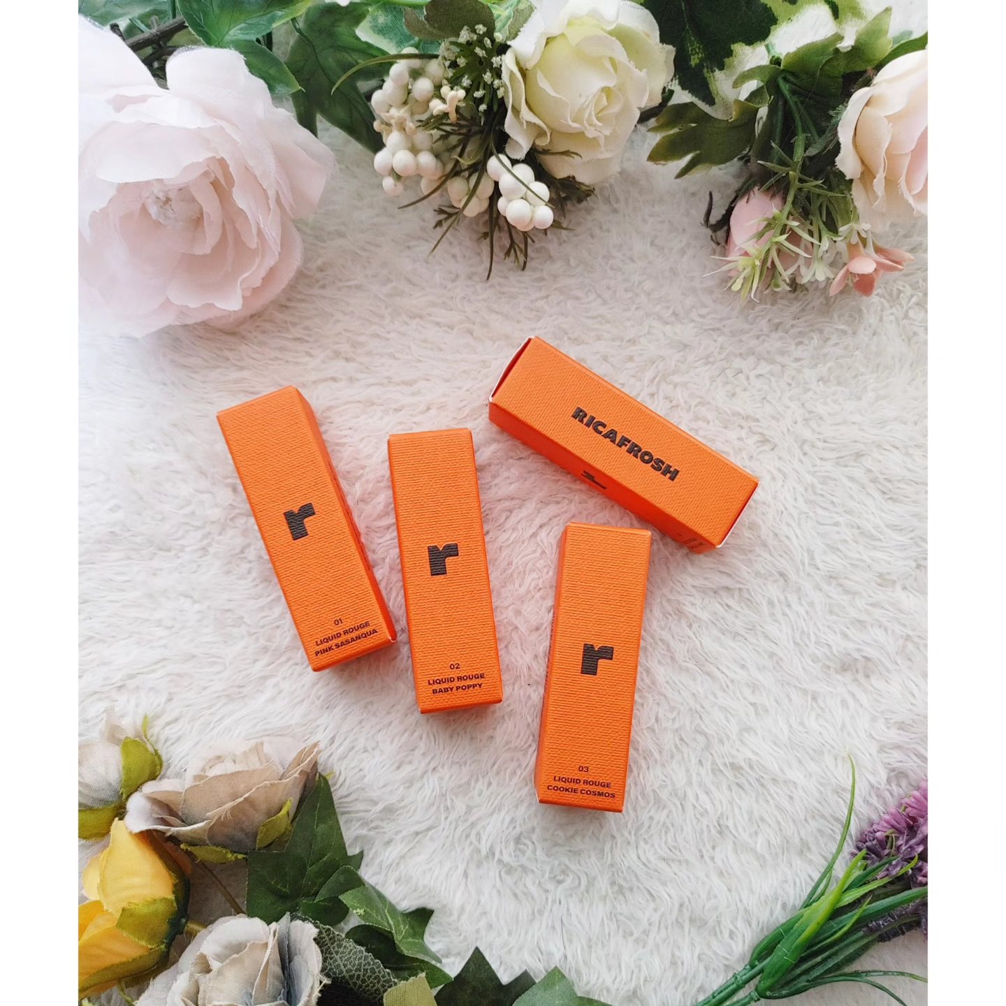 フルーティントブーケ/RICAFROSH/リップティントを使ったクチコミ（1枚目）