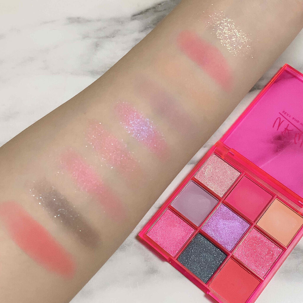 UR GLAM　BLOOMING EYE COLOR PALETTE/U R GLAM/アイシャドウパレットを使ったクチコミ（2枚目）