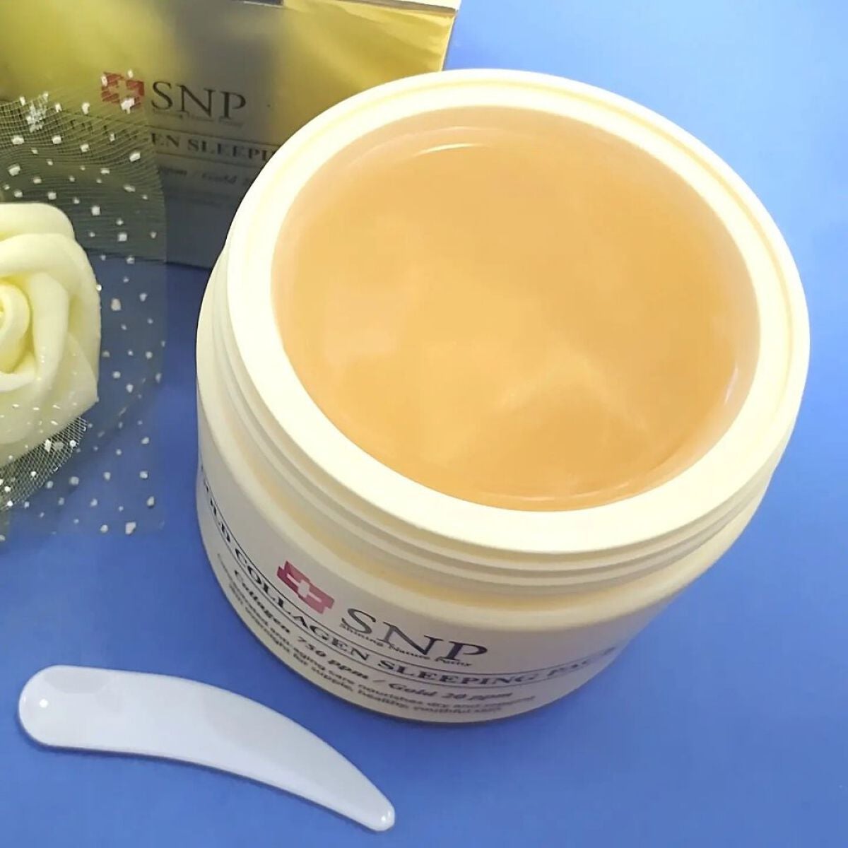 SNP ゴールド コラーゲン スリーピング パック/SNP/シートマスク・パックを使ったクチコミ(5枚目)