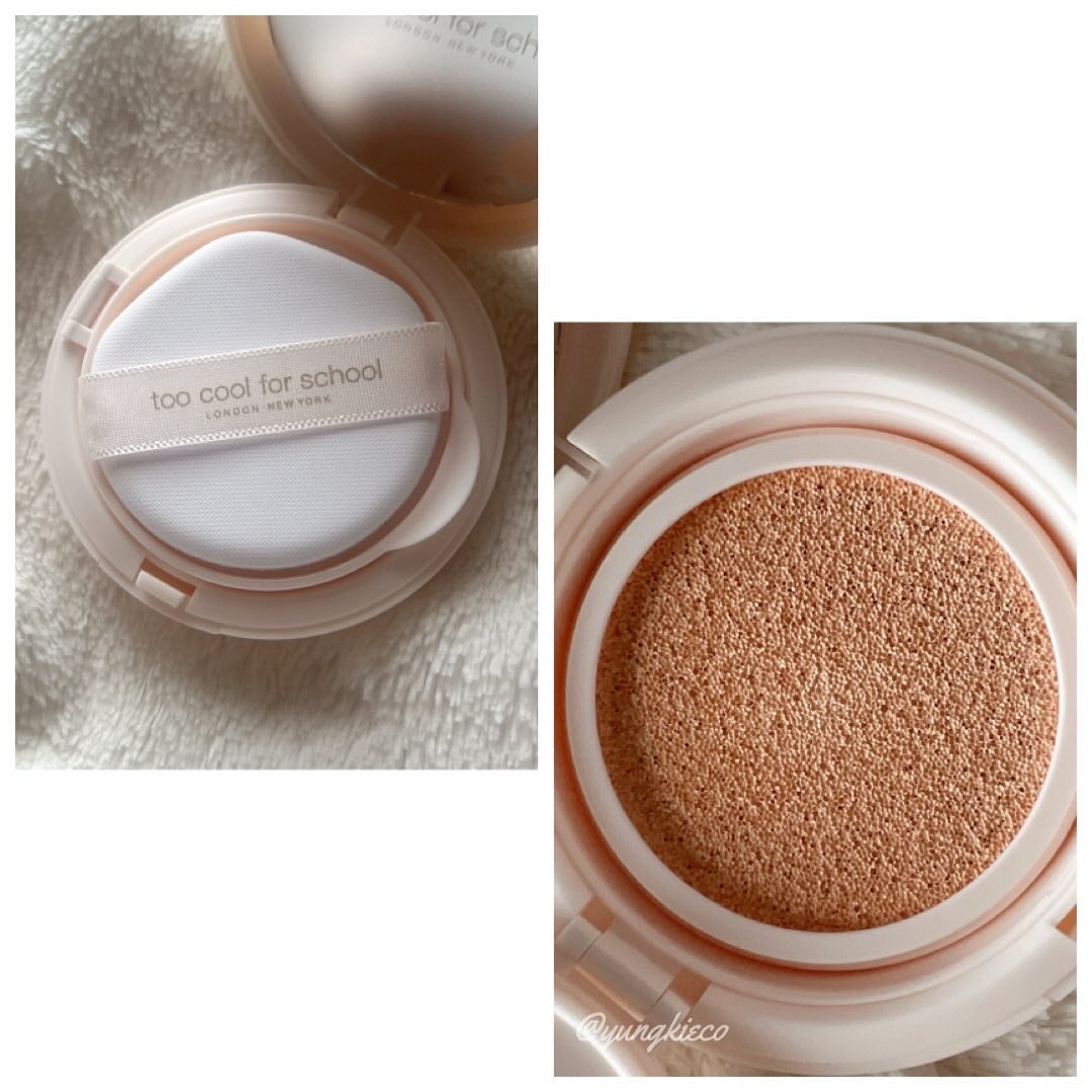 フィクシングヌードフィットクッション/too cool for school/クッションファンデーションを使ったクチコミ(2枚目)