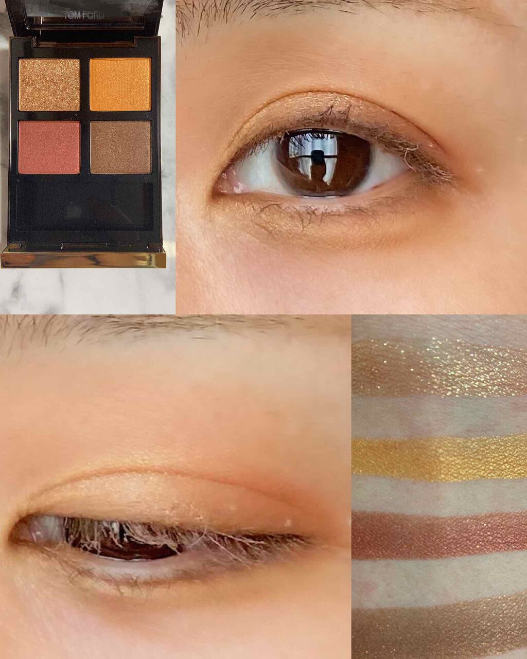 アイ カラー クォード/TOM FORD BEAUTY/アイシャドウパレットを使ったクチコミ（2枚目）