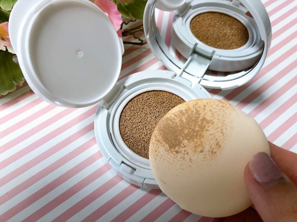 オーガニッククッションコンパクト/アクア・アクア/クッションファンデーションを使ったクチコミ(6枚目)
