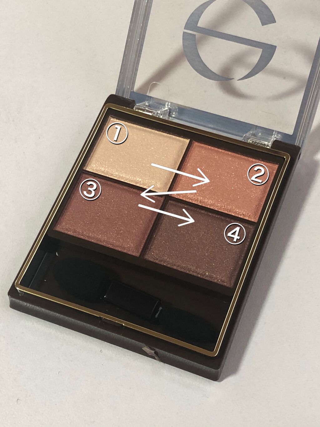 スキニーリッチシャドウ/excel/アイシャドウパレットを使ったクチコミ(2枚目)