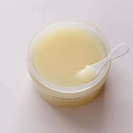 オレンジクレンジングシャーベット/AROMATICA/クレンジングバームを使ったクチコミ(7枚目)