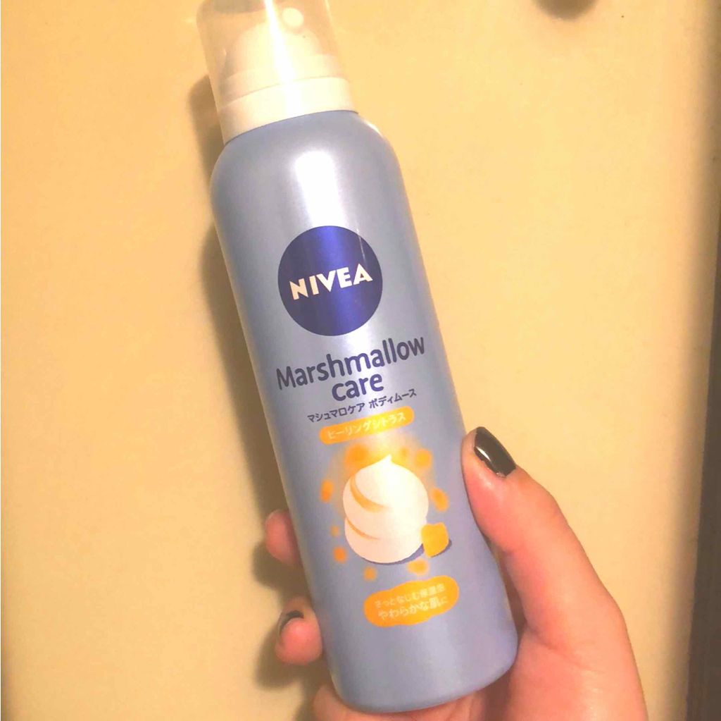 マシュマロケア ボディムース シルキーフラワー/ニベア/ボディローションを使ったクチコミ（1枚目）