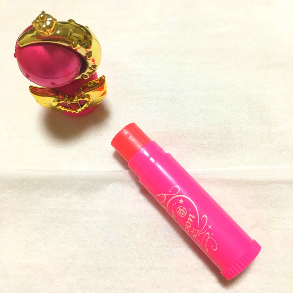 キューティムーンロッドリップクリーム チェリーレッド/ミラクルロマンス/リップクリームを使ったクチコミ（2枚目）