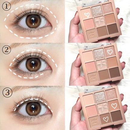 シャドウパレット/dasique/アイシャドウパレットを使ったクチコミ(5枚目)