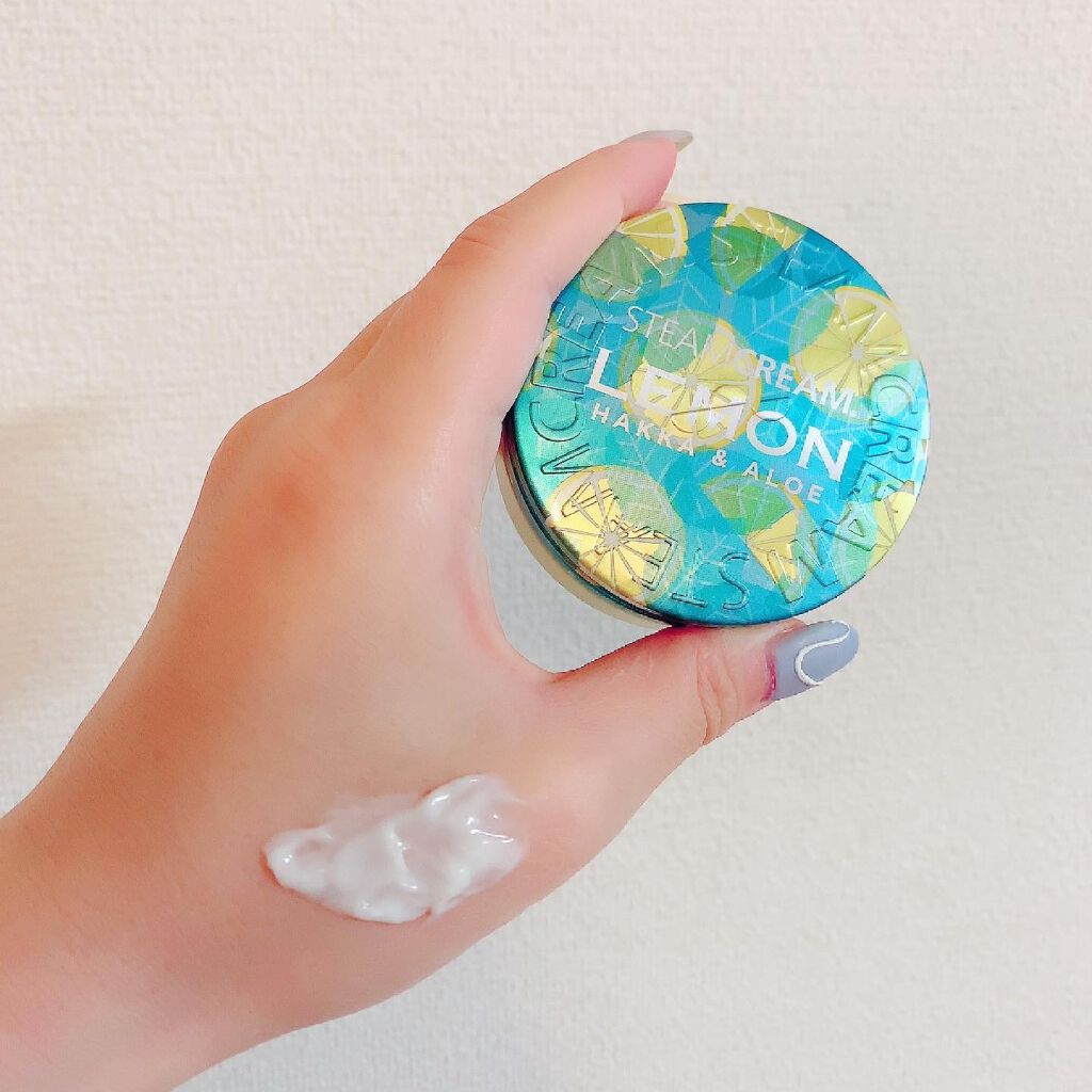 スチームクリーム ハッカ＆アロエ レモン/STEAMCREAM/ボディクリームを使ったクチコミ（2枚目）