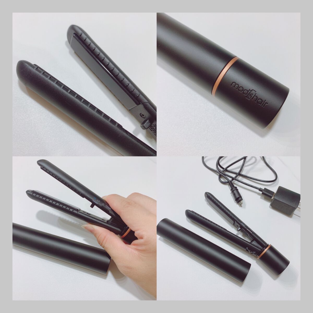 スタイリッシュ モバイルヘアアイロン(MHS-1342)/mod's hair/ストレートアイロンを使ったクチコミ(5枚目)