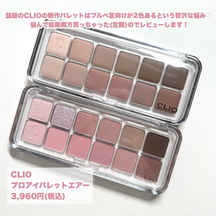 プロ アイ パレット エアー/CLIO/アイシャドウパレットを使ったクチコミ(2枚目)
